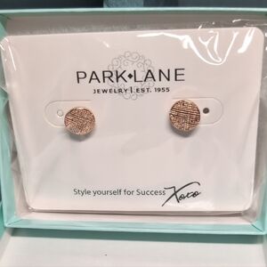 Park Lane Gold Sparkle Stud Earrings